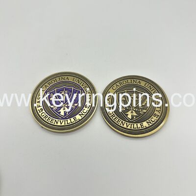 Custom challenge coins made from zinc alloy with 3D die cast design and old silver plating ideal for events sports and souvenirs