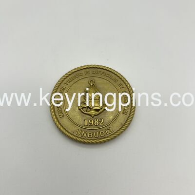Zinc alloy challenge coins with customizable sizes plating colors and artwork perfect for marathons sports school and souvenir purposes