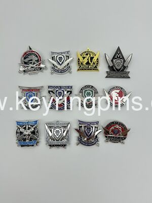 Dalstrong Warrior Series Enamel Pin Set – Firestorm, Shogun, Gladiator & More Hard Enamel Badges