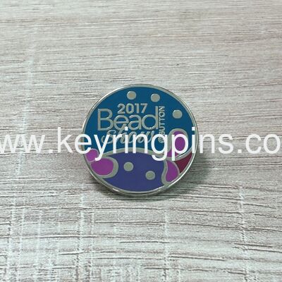 Factory Custom Celebration Enamel Pin, Marine Animal Cake Lapel Pin,Amusement Park Collectible Composite Badge