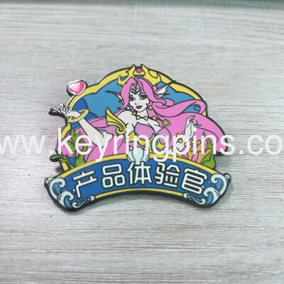 Calistoga Hot Air Balloon Enamel Pin, California Travel Souvenir Lapel Pin, Rainbow Sky Collectible Badge