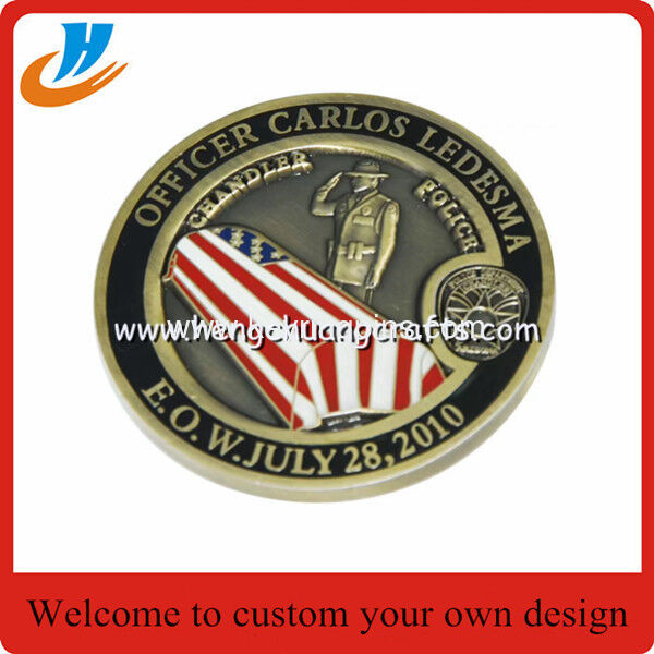 Custom souvenir gift US military coins/challenge coin 50-60mm size metal coins