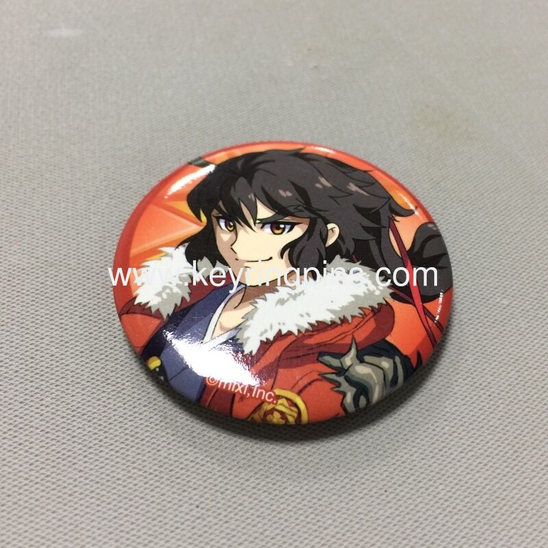 Shenzhen factory wholesale custom pin button badge metal tin badge,cheap custom tin button badge