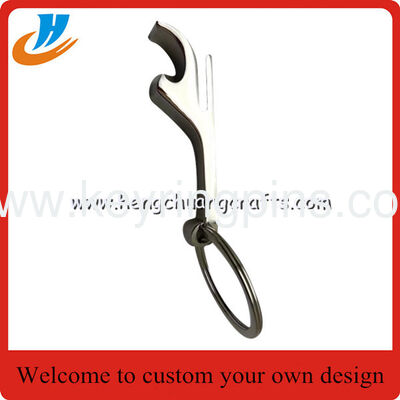 Good price 金型費用なし卸売カスタムボトルオープナーキーホルダー/レーザーロゴキーチェーン オンライン