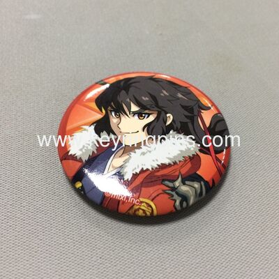 深セン工場卸売カスタムピンボタンバッジ金属ブリキバッジ、格安カスタムブリキボタンバッジ