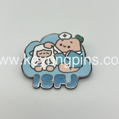 Good price レッドクラブ冷蔵庫マグネット、ISFJ マグネットバッジピン、メタルピン冷蔵庫マグネットラペル オンライン