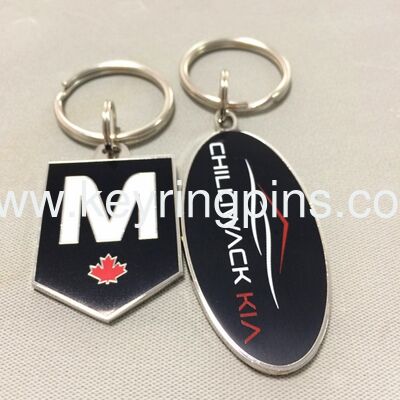 Good price 亜鉛合金キーチェーンキーリング カスタムロゴ メタルシールド形状、お土産やギフトに最適、複数のメッキオプション オンライン