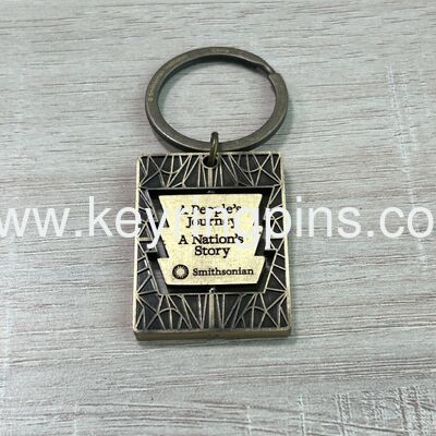 Good price 亜鉛合金 材料 鋳造 金属の鍵盤 カスタム 彫刻のロゴとダブルサイド オンライン