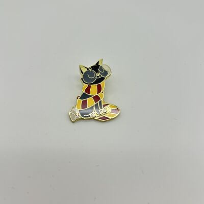 Good price ホグワーツハウス ブラックキャット エナメルピン グリフィンドルカラー キャットラペルピン 魔法の世界 コレクション オンライン