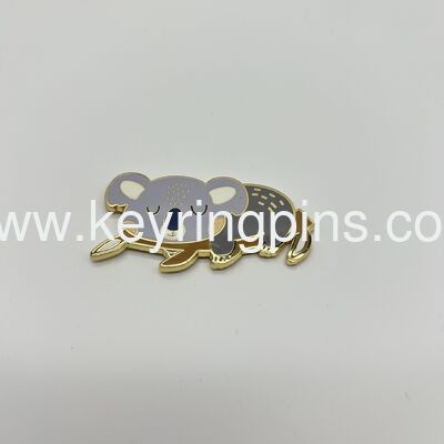 Good price Sleeping Koala Enamel Pin, Cute Australian Animal Lapel Pin, Kawaii Koala Collectible Badge オンライン