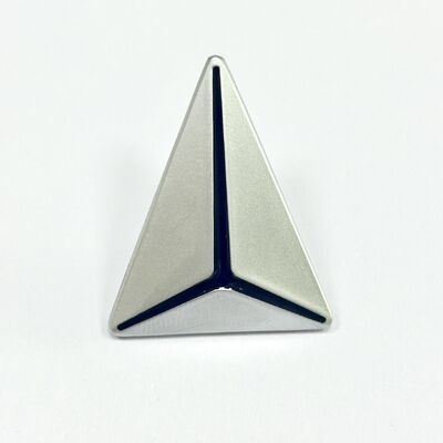 Good price メルセデス・ベンツ 三角星ロゴ エナメルピン シルバーカーエンブレム ラペルピン 高級自動車 コレクションバッジ オンライン