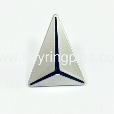 Good price Mercedes-Benz Three-Pointed Star Logo Enamel Pin, Silver Car Emblem Lapel Pin, Luxury Auto Collectible Badge オンライン