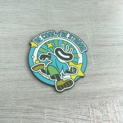 Good price モチベーションを高める「クールに、強く」カートゥーンエナメルピン、子供・ティーン向けのポジティブエネルギーコレクタブルラペルピン オンライン
